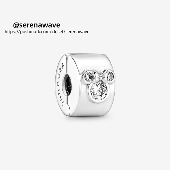 Pandora Disney Mickey Mouse & Minnie Mouse Clip Charm|Pendant - Picture 1 of 2